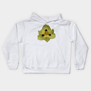 Yellow Pansy Kids Hoodie